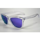 Oakley Frogskins polished clear / Violet iridium